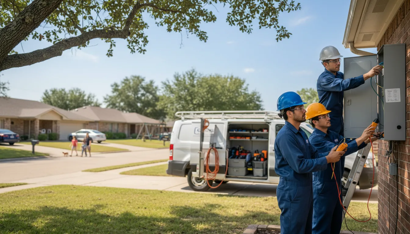 Certified electrician providing emergency electrical services in Forest, IN